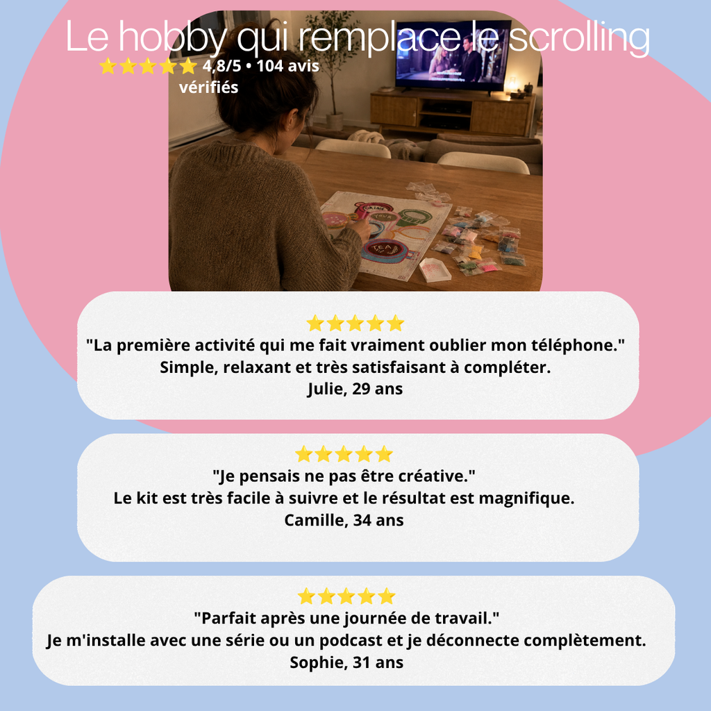 Kit de Diamond Painting Relaxant